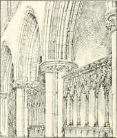 An illustration from A history of Gothic art in England (1900)