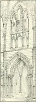 An illustration from A history of Gothic art in England (1900)