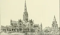 An illustration from A history of Gothic art in England (1900)
