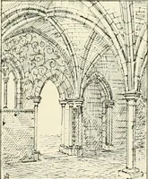 An illustration from A history of Gothic art in England (1900)
