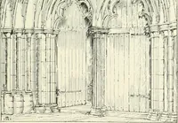 An illustration from A history of Gothic art in England (1900)