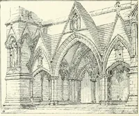 An illustration from A history of Gothic art in England (1900)