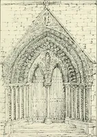 An illustration from A history of Gothic art in England (1900)