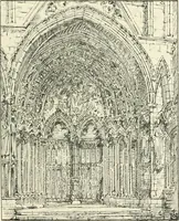 An illustration from A history of Gothic art in England (1900)