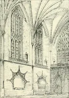 An illustration from A history of Gothic art in England (1900)