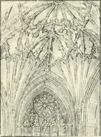 An illustration from A history of Gothic art in England (1900)