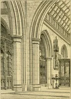 An illustration from A history of the Gothic revival : an attempt to show how the taste for mediæval architecture, which lingered in England during the two last centuries, has since been encouraged and developed (1872)