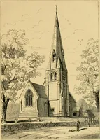 An illustration from A history of the Gothic revival : an attempt to show how the taste for mediæval architecture, which lingered in England during the two last centuries, has since been encouraged and developed (1872)