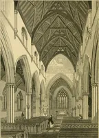 An illustration from A history of the Gothic revival : an attempt to show how the taste for mediæval architecture, which lingered in England during the two last centuries, has since been encouraged and developed (1872)