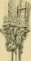 An illustration from A history of the Gothic revival : an attempt to show how the taste for mediæval architecture, which lingered in England during the two last centuries, has since been encouraged and developed (1872)