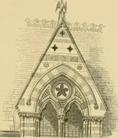 An illustration from A history of the Gothic revival : an attempt to show how the taste for mediæval architecture, which lingered in England during the two last centuries, has since been encouraged and developed (1872)