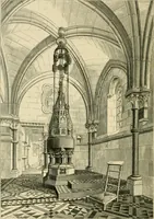 An illustration from A history of the Gothic revival : an attempt to show how the taste for mediæval architecture, which lingered in England during the two last centuries, has since been encouraged and developed (1872)