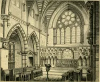 An illustration from A history of the Gothic revival : an attempt to show how the taste for mediæval architecture, which lingered in England during the two last centuries, has since been encouraged and developed (1872)