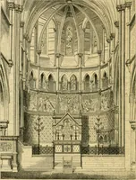 An illustration from A history of the Gothic revival : an attempt to show how the taste for mediæval architecture, which lingered in England during the two last centuries, has since been encouraged and developed (1872)