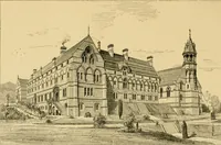 An illustration from A history of the Gothic revival : an attempt to show how the taste for mediæval architecture, which lingered in England during the two last centuries, has since been encouraged and developed (1872)