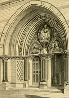 An illustration from A history of the Gothic revival : an attempt to show how the taste for mediæval architecture, which lingered in England during the two last centuries, has since been encouraged and developed (1872)