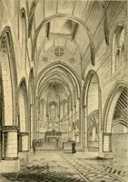 An illustration from A history of the Gothic revival : an attempt to show how the taste for mediæval architecture, which lingered in England during the two last centuries, has since been encouraged and developed (1872)