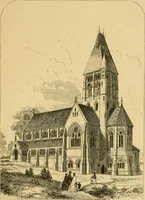 An illustration from A history of the Gothic revival : an attempt to show how the taste for mediæval architecture, which lingered in England during the two last centuries, has since been encouraged and developed (1872)