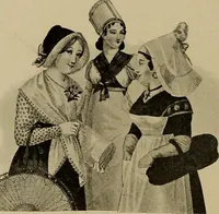 An illustration from A history of hand-made lace : Dealing with the origin of lace, the growth of the great lace centres, the mode of manufacture, the methods of distinguishing and the care of various kinds of lace ... (1900)