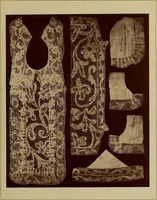 An illustration from A history of hand-made lace : Dealing with the origin of lace, the growth of the great lace centres, the mode of manufacture, the methods of distinguishing and the care of various kinds of lace ... (1900)