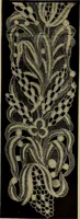 An illustration from A history of hand-made lace : Dealing with the origin of lace, the growth of the great lace centres, the mode of manufacture, the methods of distinguishing and the care of various kinds of lace ... (1900)