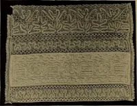 An illustration from A history of hand-made lace : Dealing with the origin of lace, the growth of the great lace centres, the mode of manufacture, the methods of distinguishing and the care of various kinds of lace ... (1900)