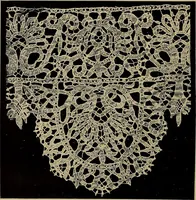 An illustration from A history of hand-made lace : Dealing with the origin of lace, the growth of the great lace centres, the mode of manufacture, the methods of distinguishing and the care of various kinds of lace ... (1900)
