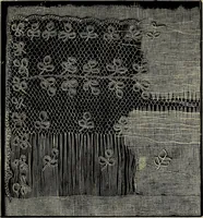 An illustration from A history of hand-made lace : Dealing with the origin of lace, the growth of the great lace centres, the mode of manufacture, the methods of distinguishing and the care of various kinds of lace ... (1900)