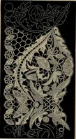 An illustration from A history of hand-made lace : Dealing with the origin of lace, the growth of the great lace centres, the mode of manufacture, the methods of distinguishing and the care of various kinds of lace ... (1900)