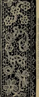 An illustration from A history of hand-made lace : Dealing with the origin of lace, the growth of the great lace centres, the mode of manufacture, the methods of distinguishing and the care of various kinds of lace ... (1900)