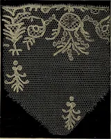 An illustration from A history of hand-made lace : Dealing with the origin of lace, the growth of the great lace centres, the mode of manufacture, the methods of distinguishing and the care of various kinds of lace ... (1900)