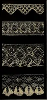 An illustration from A history of hand-made lace : Dealing with the origin of lace, the growth of the great lace centres, the mode of manufacture, the methods of distinguishing and the care of various kinds of lace ... (1900)