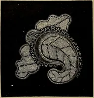 An illustration from A history of hand-made lace : Dealing with the origin of lace, the growth of the great lace centres, the mode of manufacture, the methods of distinguishing and the care of various kinds of lace ... (1900)