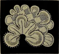 An illustration from A history of hand-made lace : Dealing with the origin of lace, the growth of the great lace centres, the mode of manufacture, the methods of distinguishing and the care of various kinds of lace ... (1900)