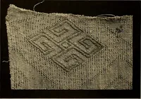 An illustration from A history of hand-made lace : Dealing with the origin of lace, the growth of the great lace centres, the mode of manufacture, the methods of distinguishing and the care of various kinds of lace ... (1900)