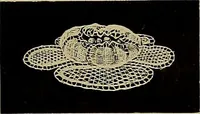 An illustration from A history of hand-made lace : Dealing with the origin of lace, the growth of the great lace centres, the mode of manufacture, the methods of distinguishing and the care of various kinds of lace ... (1900)