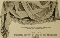 An illustration from A history of hand-made lace : Dealing with the origin of lace, the growth of the great lace centres, the mode of manufacture, the methods of distinguishing and the care of various kinds of lace ... (1900)