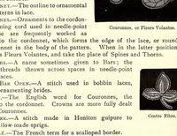 An illustration from A history of hand-made lace. Dealing with the origin of lace, the growth of the great lace centres, the mode of manufactures, the methods of distiuguishing and the care of various kinds of lace (1900)