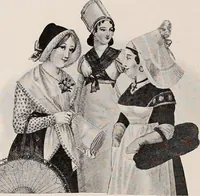 An illustration from A history of hand-made lace : dealing with the origin of lace, the growth of the great lace centres, the mode of manufacture, the methods of distinguishing and the care of various kinds of lace (1900)