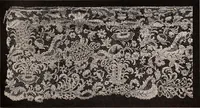 An illustration from A history of hand-made lace : dealing with the origin of lace, the growth of the great lace centres, the mode of manufacture, the methods of distinguishing and the care of various kinds of lace (1900)
