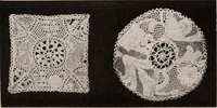 An illustration from A history of hand-made lace : dealing with the origin of lace, the growth of the great lace centres, the mode of manufacture, the methods of distinguishing and the care of various kinds of lace (1900)