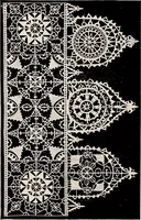 An illustration from A history of hand-made lace : dealing with the origin of lace, the growth of the great lace centres, the mode of manufacture, the methods of distinguishing and the care of various kinds of lace (1900)