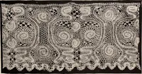An illustration from A history of hand-made lace : dealing with the origin of lace, the growth of the great lace centres, the mode of manufacture, the methods of distinguishing and the care of various kinds of lace (1900)