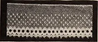 An illustration from A history of hand-made lace : dealing with the origin of lace, the growth of the great lace centres, the mode of manufacture, the methods of distinguishing and the care of various kinds of lace (1900)