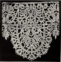 An illustration from A history of hand-made lace : dealing with the origin of lace, the growth of the great lace centres, the mode of manufacture, the methods of distinguishing and the care of various kinds of lace (1900)