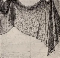An illustration from A history of hand-made lace : dealing with the origin of lace, the growth of the great lace centres, the mode of manufacture, the methods of distinguishing and the care of various kinds of lace (1900)