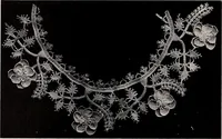 An illustration from A history of hand-made lace : dealing with the origin of lace, the growth of the great lace centres, the mode of manufacture, the methods of distinguishing and the care of various kinds of lace (1900)