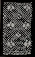 An illustration from A history of hand-made lace : dealing with the origin of lace, the growth of the great lace centres, the mode of manufacture, the methods of distinguishing and the care of various kinds of lace (1900)