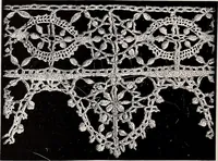 An illustration from A history of hand-made lace : dealing with the origin of lace, the growth of the great lace centres, the mode of manufacture, the methods of distinguishing and the care of various kinds of lace (1900)