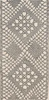 An illustration from A history of hand-made lace : dealing with the origin of lace, the growth of the great lace centres, the mode of manufacture, the methods of distinguishing and the care of various kinds of lace (1900)